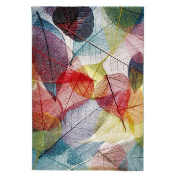 Sunrise 22368 Modern Abstract Floral Verdant Carved Textured Soft Durable Easy-Care Polypropylene Short-Pile Multicolour Rug-Think Rugs-Rug Love - The Most Loved Rug Store